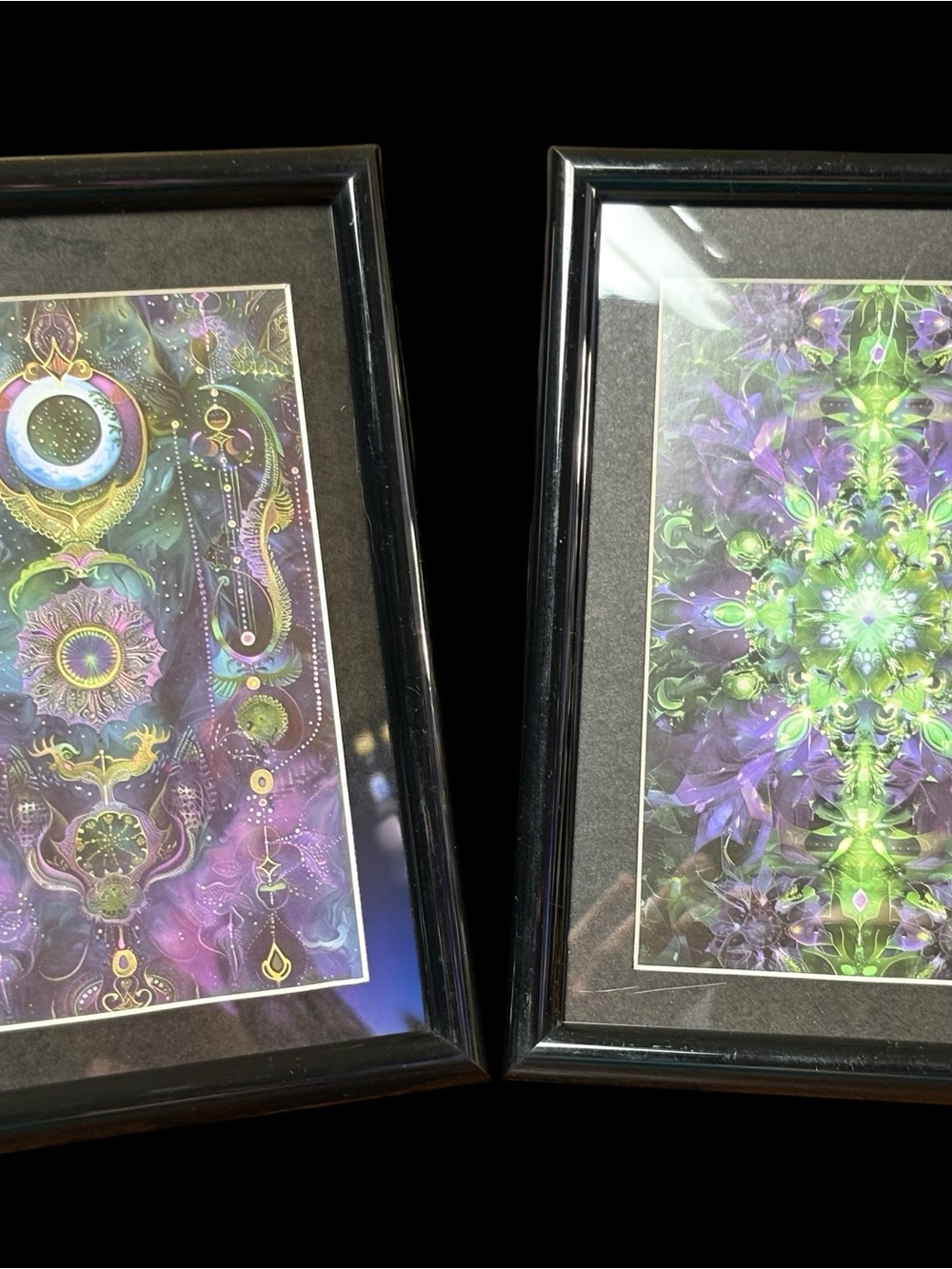 Celestial & Mystical Framed Art Print Set – 2 Pieces | Witchy Boho Décor